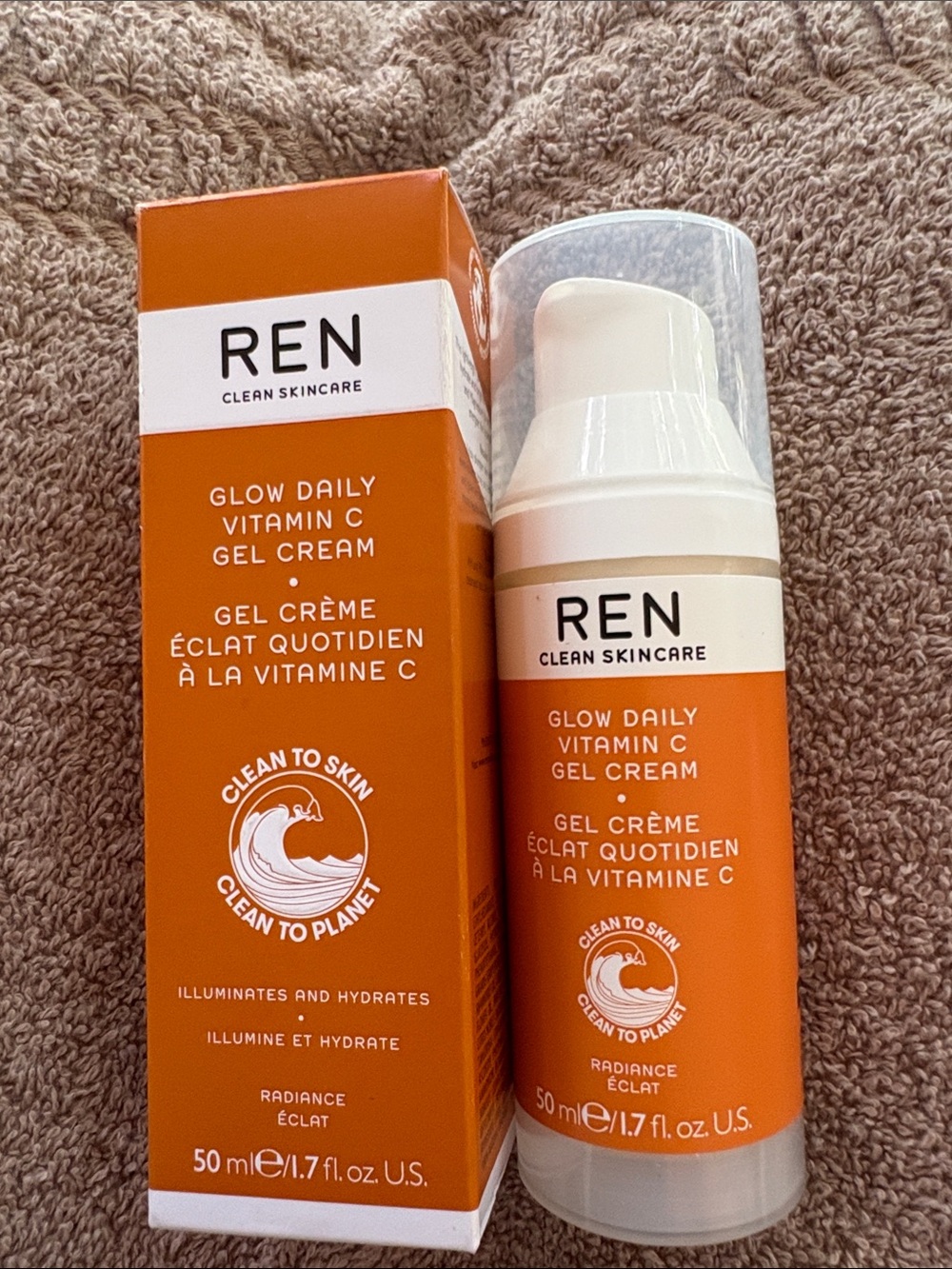 Glow Daily Vitamin C Gel Cream — REN Clean Skincare